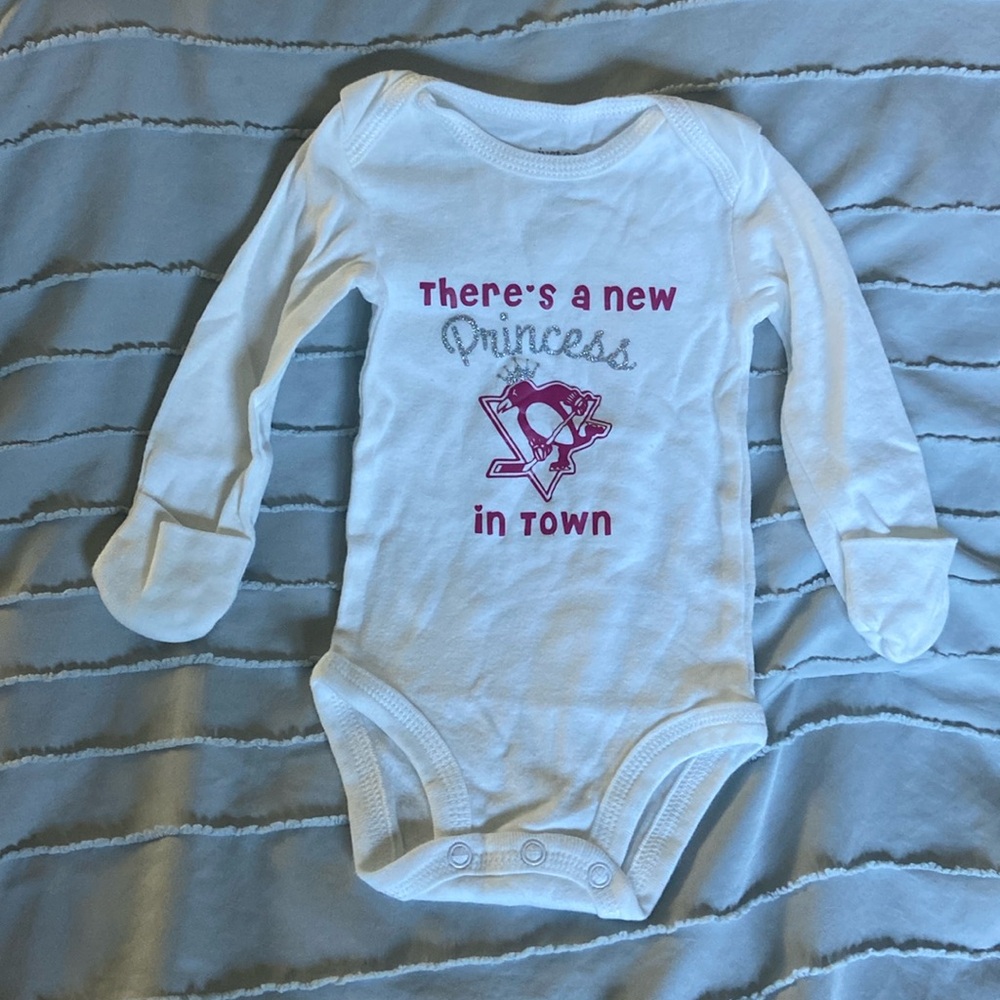 Pittsburgh Penguins princess onesie